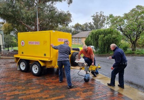 Moving of SAES Trailers