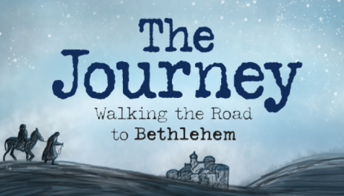 The journey: Walking the road to Bethlehem.
