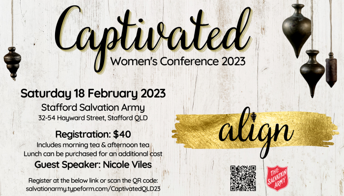 Nicole to speak at women’s conference