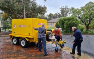 Moving of SAES Trailers